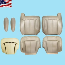 For 1999-2002 Sierra Silverado Front Seat Cover & Armrest Cover & Foam Cushion