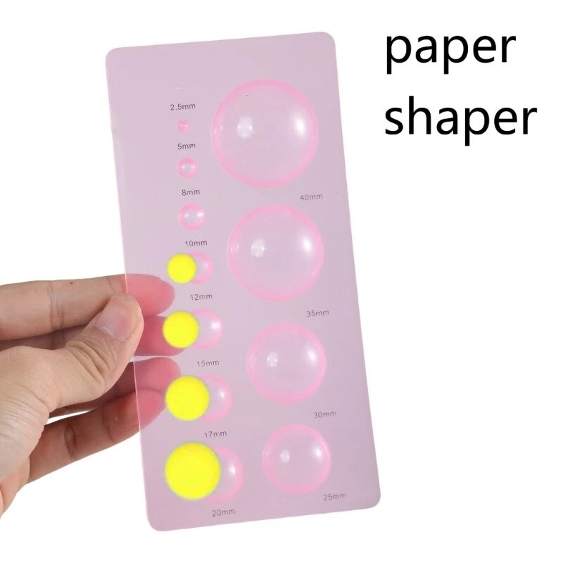 12 Size 3D Half Ball Domes Quilling Papercraft Board Creation Mould Tool - Image 2 of 4