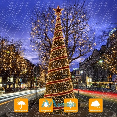 20-200 LED Solar Fairy String Light Copper Wire Backyard Tree Garden Fence Decor - Picture 6 of 22