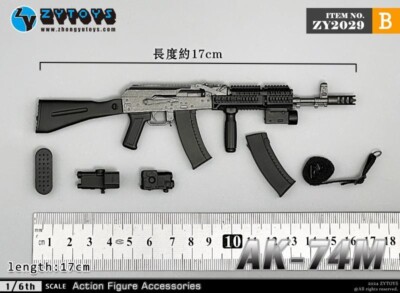 1/6 Weapon Gun Model Toy Fit 12