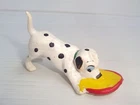 Figurine 101 Dalmatians Disney JIM 60's Puppy and Bowl Green Collar