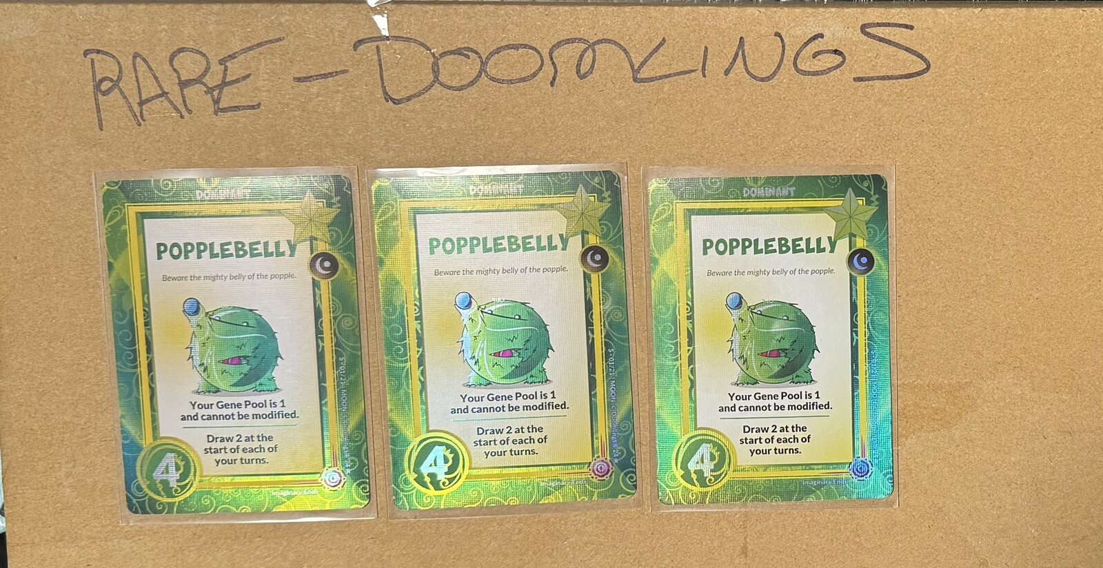 Holofoil Popplebelly Doomlings Scarce First Edition Imaginary Ends