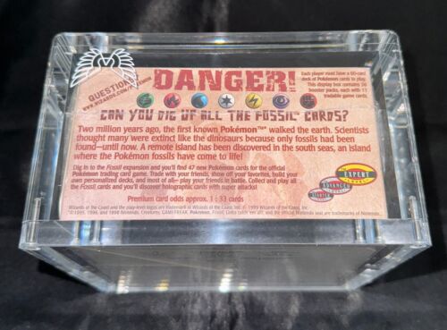 Fossil Booster Box - 1st Edition Printing - Sealed 1999 WOTC - Pokemon Cards - Picture 4 of 6