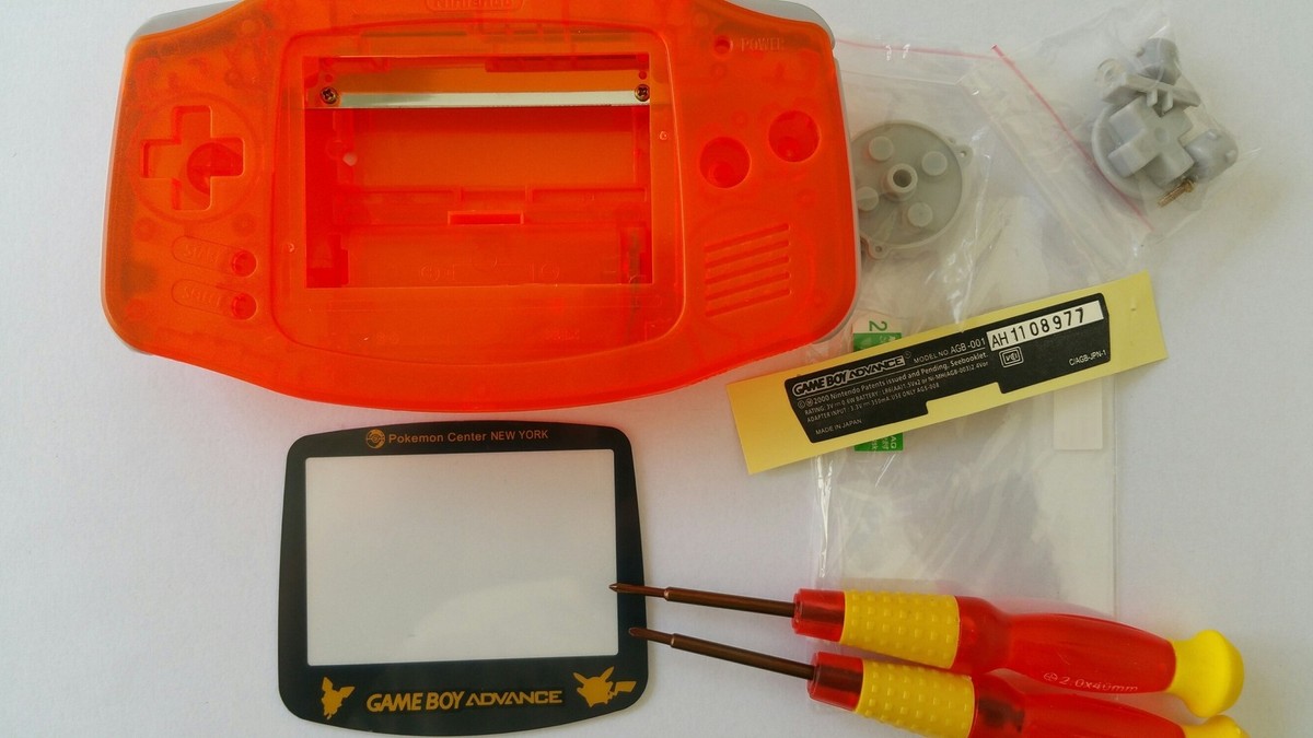 Es- Phonecaseonline Gameboy Advance Pikachu Klare Orange Neu