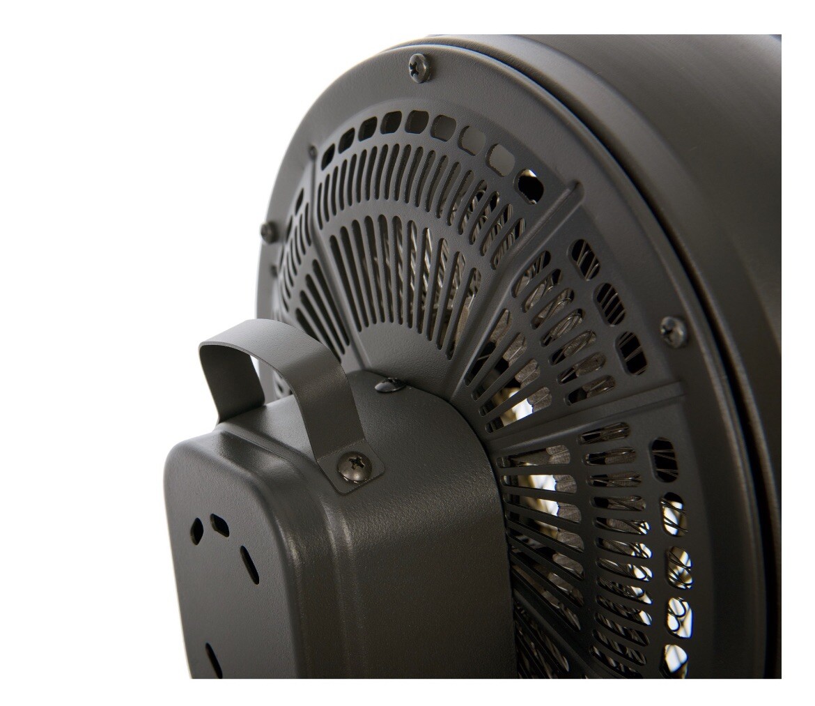 Better Homes u0026amp; Gardens Retro Tabletop Heater Fan Black u0026amp; Brass  Finish | eBay