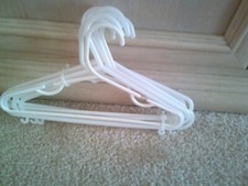 Children's baby/toddler plastic hangers 10 Tubular Hangers