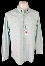 CHAPS By RALPH LAUREN Mens Blue L/S EVENING SHIRT Stretch - L - 48" - RRP £65