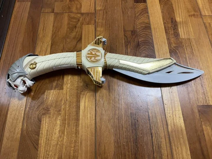 Power rangers legacy white ranger hotsell saba sword