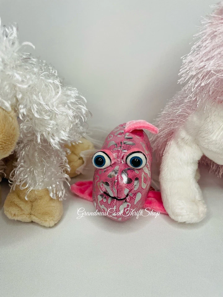 Webkinz Pink Sheep Lamb Pink Glitter Fish Pink Cat Kitty - Image 4 of 4