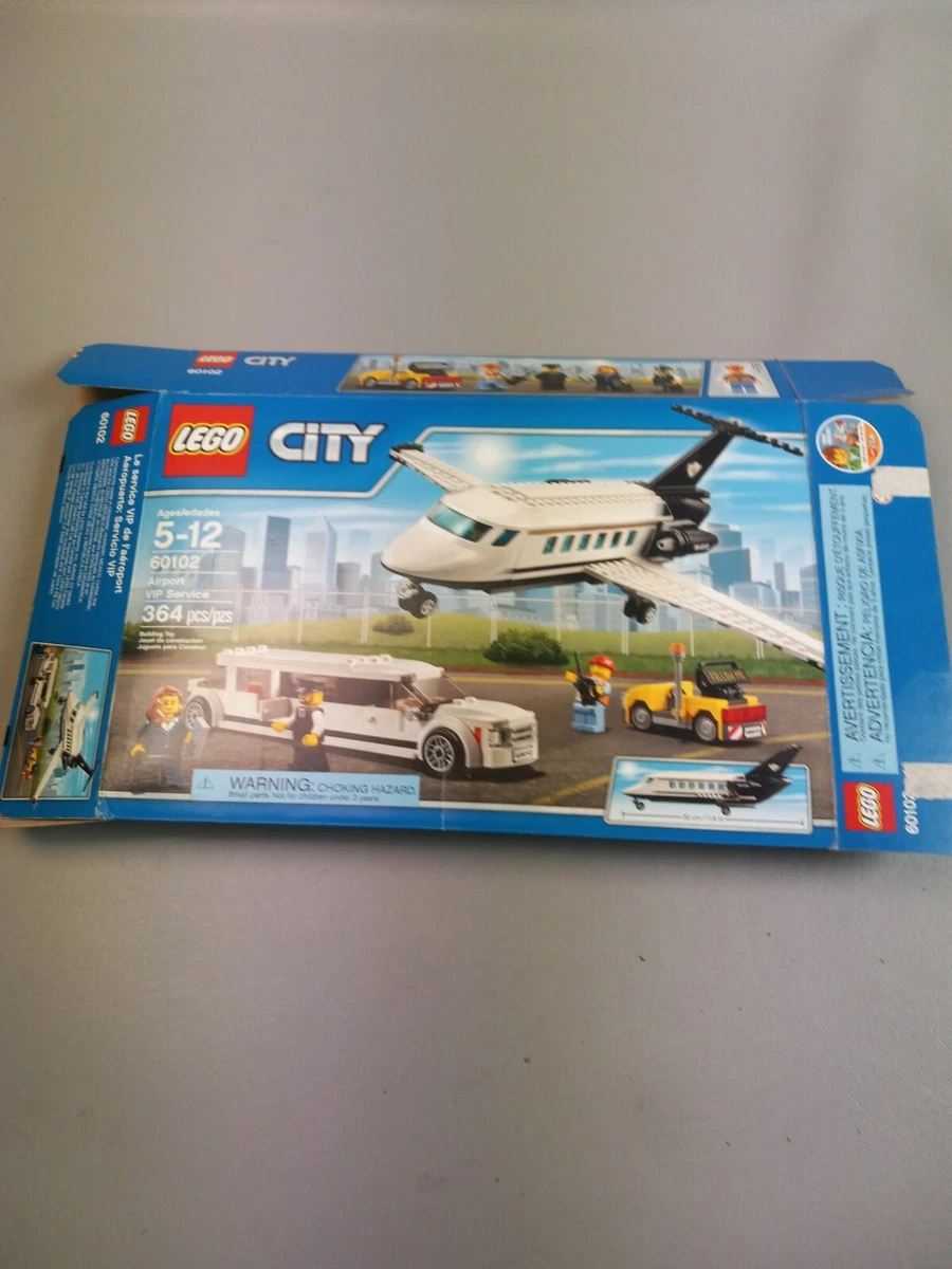 L K Lego City EMPTY BOX Airport VIP Service 60102 NO LEGOS Box