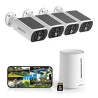 ARCCTV Solar Battery Wifi Security Camera System Wireless Outdoor Home Home IP65