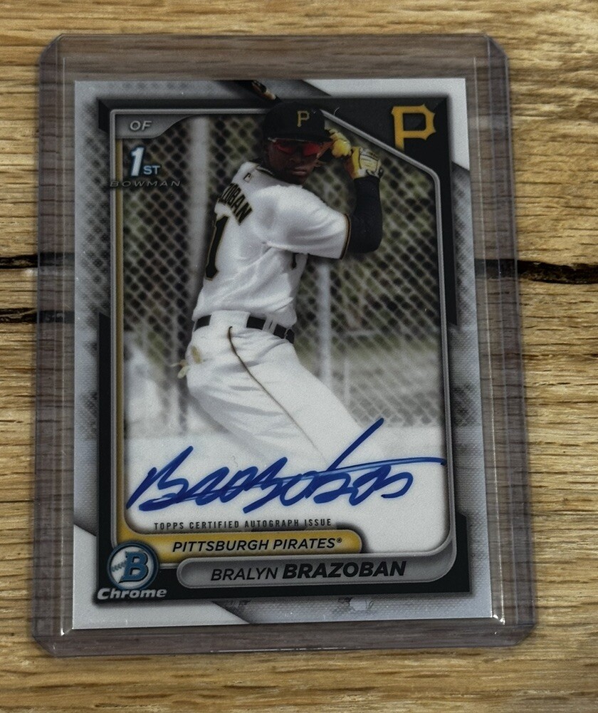 2024 Bowman Chrome Bralyn Brazoban Prospect Auto 1st #CPA-BB