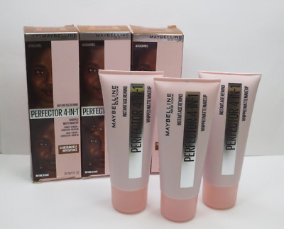 MAYBELLINE INSTANT AGE REWIND PERFECTOR 4-IN-1 #04 MEDIUM/DEEP 1 OZ (LOT OF 3)