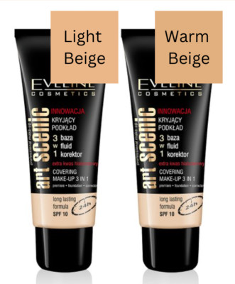 Eveline Cosmetics Art Scenic Foundation 3 in 1 Primer Foundation Corrector