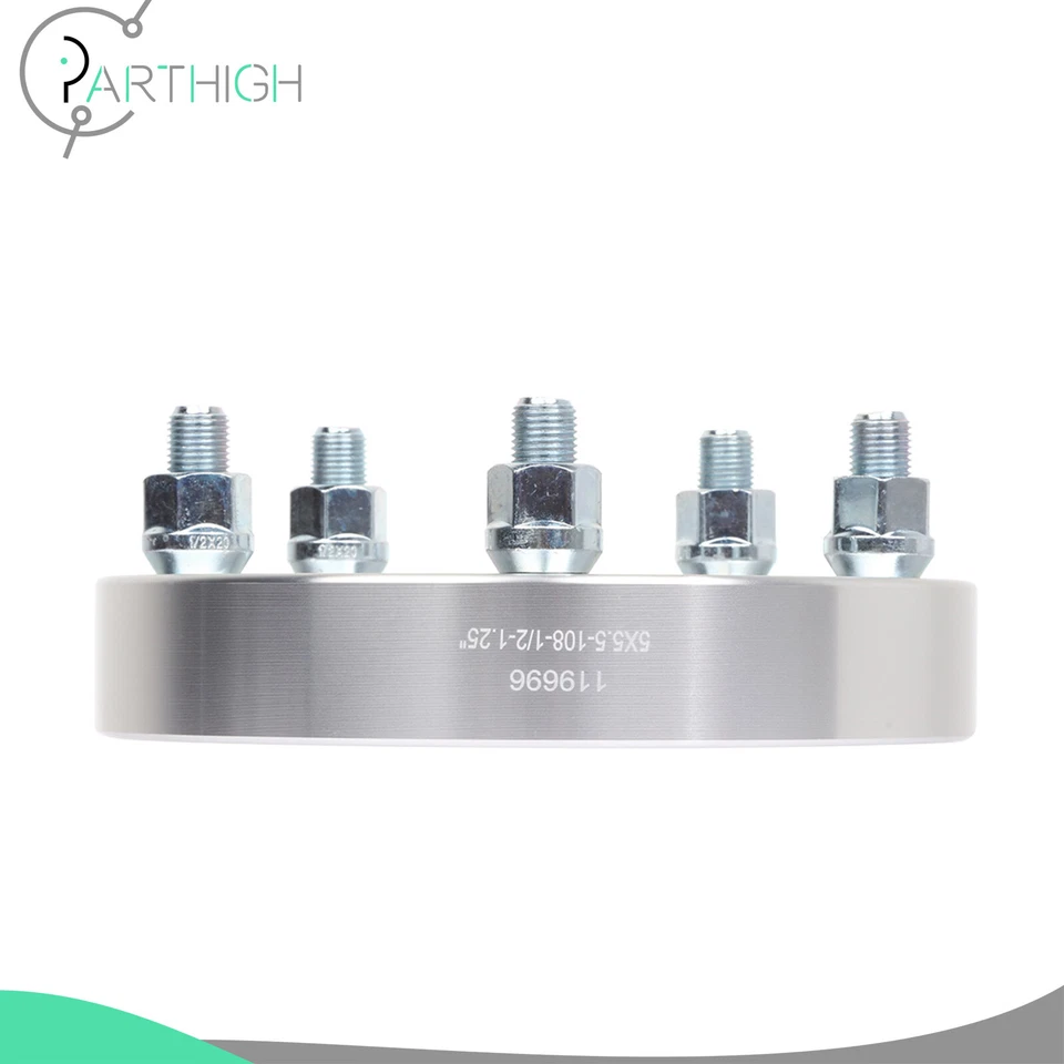 Para Ford F-150 Bronco 1975-1996 5x5,5 espaciadores de rueda (2) 1,25" de grosor 1/2" pernos Foto 4 de 4