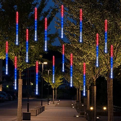 Red white and blue lights outdoor deals