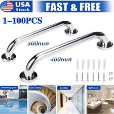 Shower Grab Bar Stainless Steel Handle Bathroom Safety Anti Slip For Elderly LOT