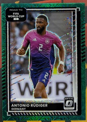 25/26 Panini Donruss WM26 Antonio Rüdiger Teak Mojo 46/49 Germany