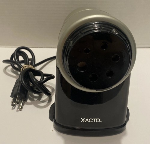X-Acto Electric Pencil Sharpener Model 41 Commercial Grade Heavy 6 Sizes Tested