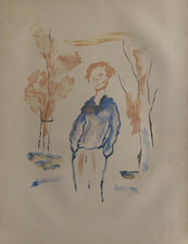 GABRIEL DAUCHOT (1927-2003) BELLE LITHOGRAPHIE ECOLE DE PARIS (9)