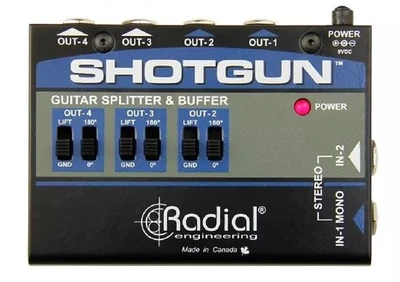 NEW! Radial Engineering Shotgun Instrument Signal Splitter & Buffer *Free... - Image 1 of 4