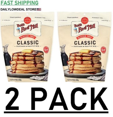 2 PACK - Bob's Red Mill, Classic Pancake & Waffle Mix, 24 oz (Total 48 oz)