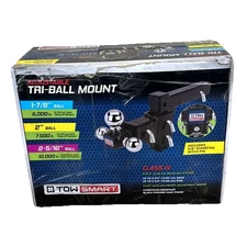 Adjustable Triball Mount Hitch 2'' Receiver 11.5'' Height by Tow Smart