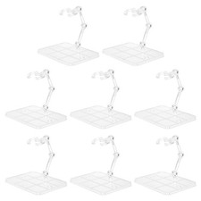 8sets Plastic Model Assembled Action Figure Display Holders Model Support