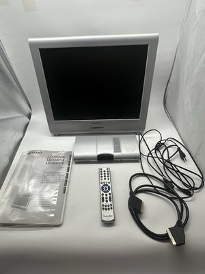 Sharp LCD Colour TV Silber Vollfunktionsfähig  60 Cm Diagonal Größe