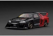 1/43 LB Performance ER34 Super Silhouette Nissan Skyline Black x Red DiecastIt