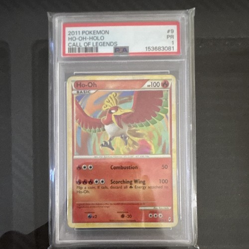 2011 Nintendo Pokemon Call of Legends Ho-Oh Holo Rare #9 PSA 1