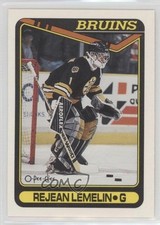 1990-91 O-Pee-Chee Reggie Lemelin #343 0a4