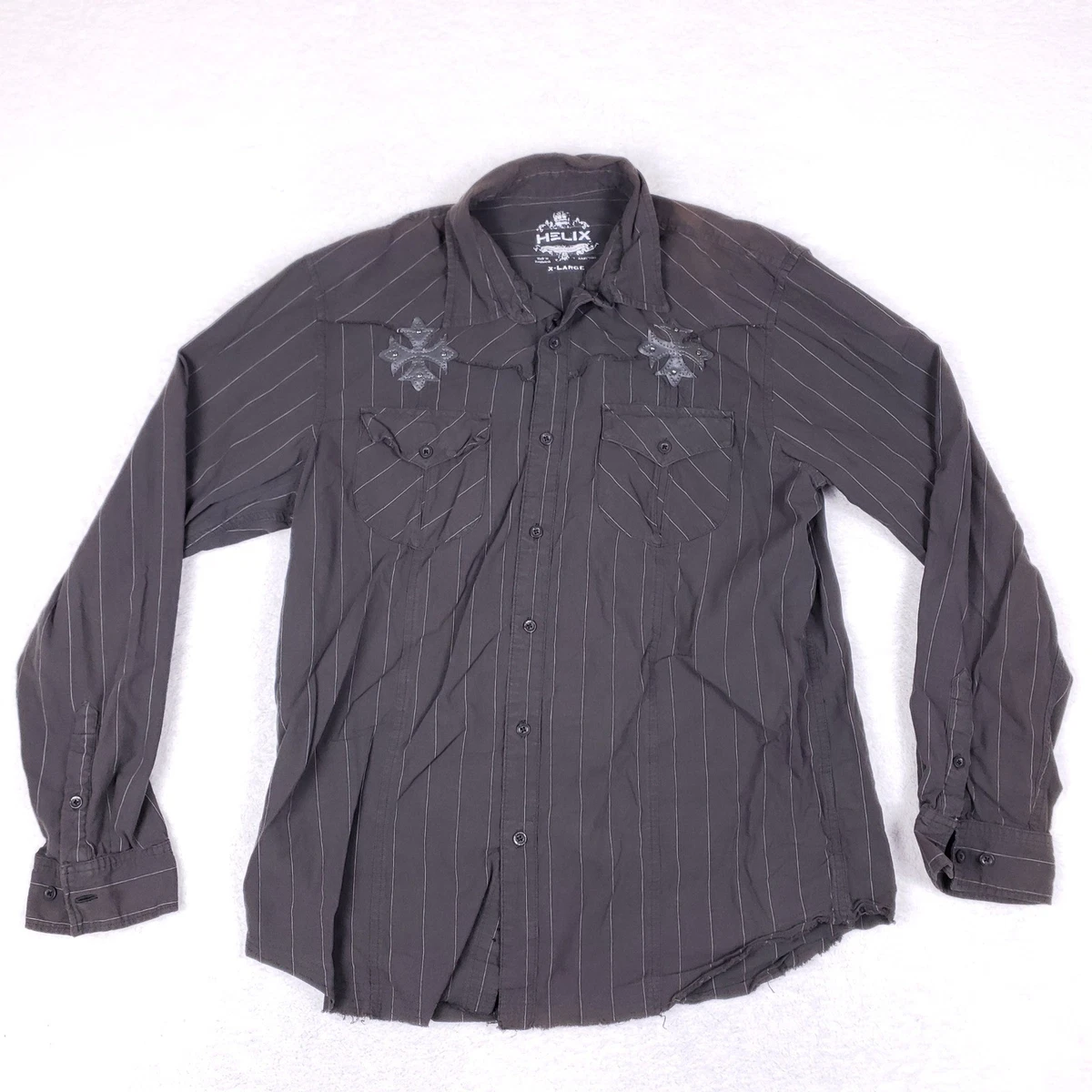 Helix Casual Button-Down Shirts for Men for sale | eBay