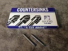 M.A. Ford 79025006 120 Degree 6 Flute 1/4" HSS Countersink 2 Pack (BN474)