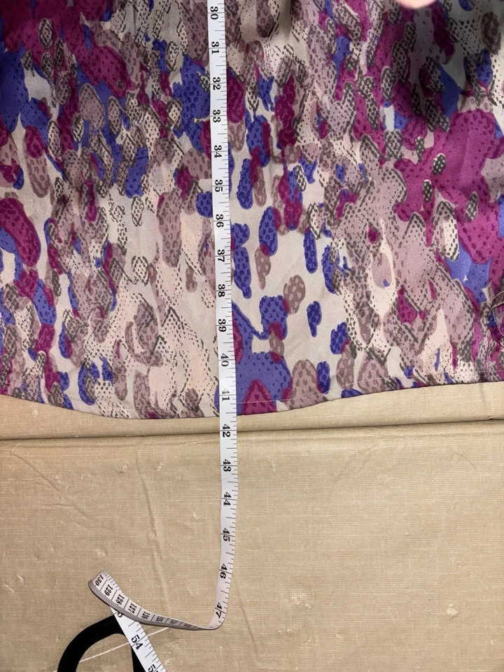 NWOT  Jessica Simpson Maxi Silk Dress One Shoulder Tropical Summer Sexy Sz 6 - Image 4 of 4