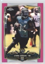 2014 Topps Chrome BCA Pink Refractor 143/399 Storm Johnson #134 0o9