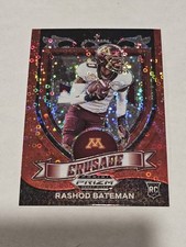 Rashod Bateman 2021 Prizm Draft Picks Crusade #166 Red Circles