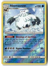 Abomasnow 38/156 Rare SM - Ultra Prism Pokemon Reverse Holofoil Near Mint