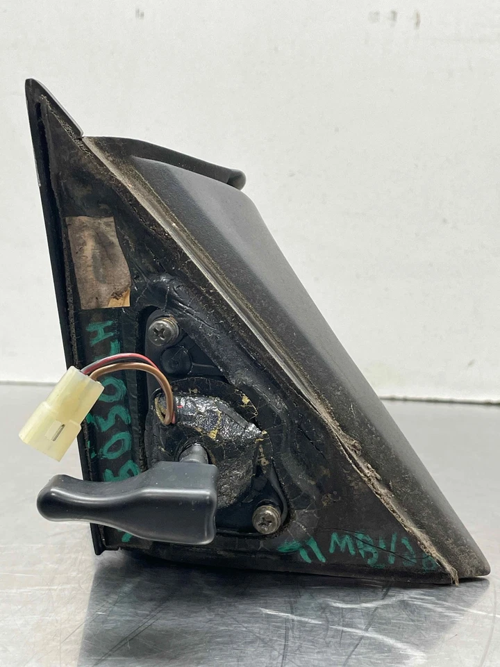 Espejo retrovisor puerta lateral derecho Mercedes 420 1991 pasajero OEM gris 1986-91 Foto 3 de 4