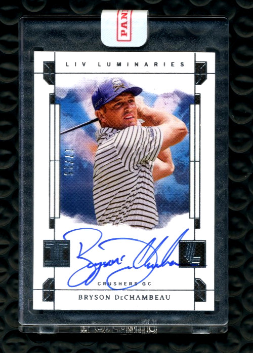 BRYSON DECHAMBEAU 2024 Panini Impeccable LIV Golf LIV Luminaries Auto /25 SEALED