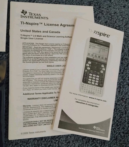 Texas Instruments TI-Nspire Graphing Calculator with TouchPads Programming More - Picture 5 of 7