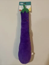 Zippy Paws Jigglerz Eggplant Dog Toy
