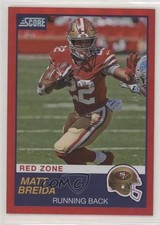 2019 Score Red Zone 15/20 Matt Breida #306 0q1p
