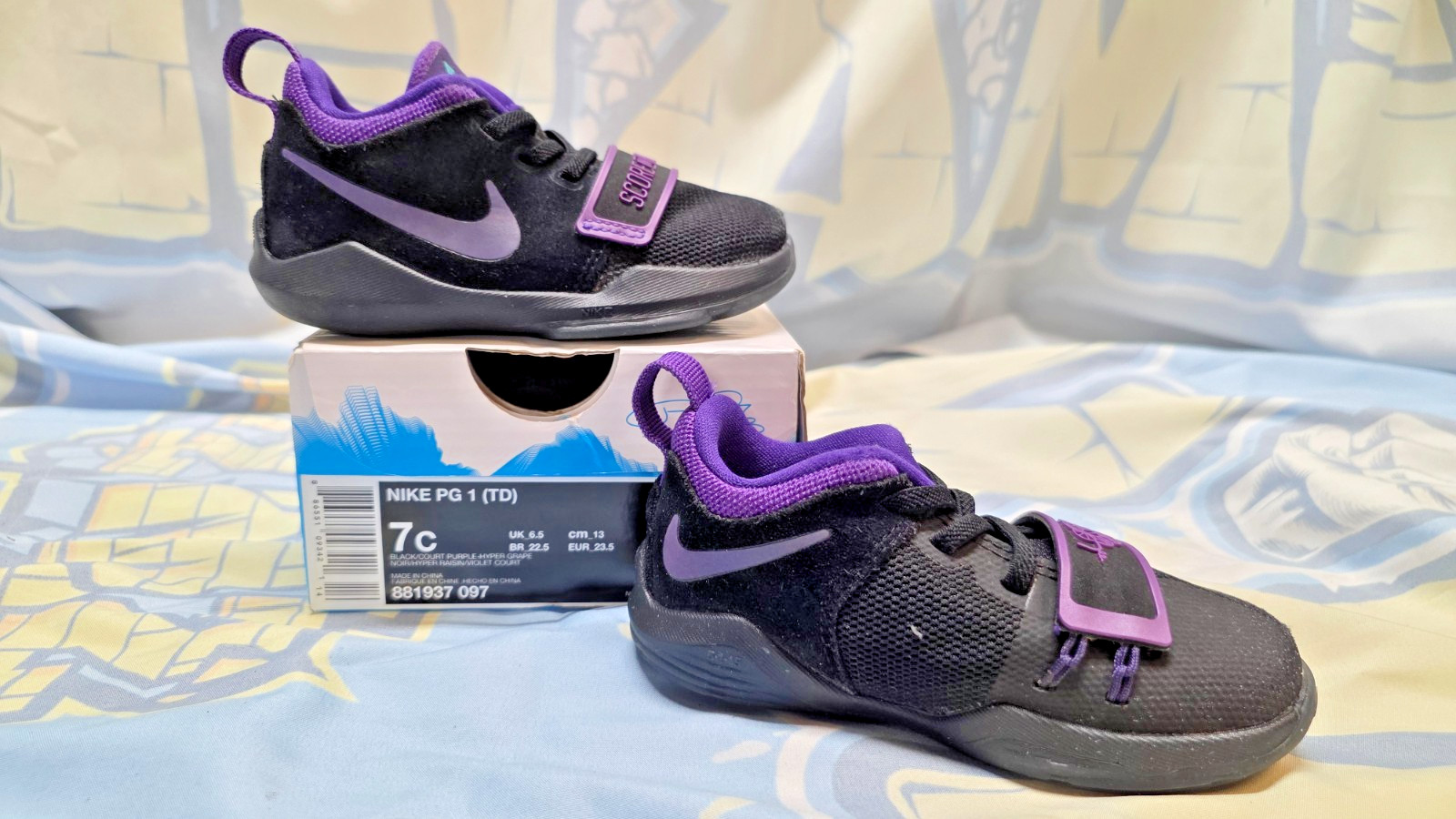 Td Size 7c Basketball 881937-097 Paul George Baby Kid Sneake