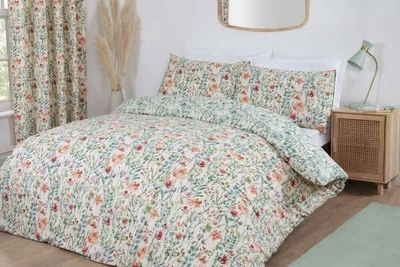 Duvet Cover Set Single Double King Super King Bedding Sundour Amaryllis Multi