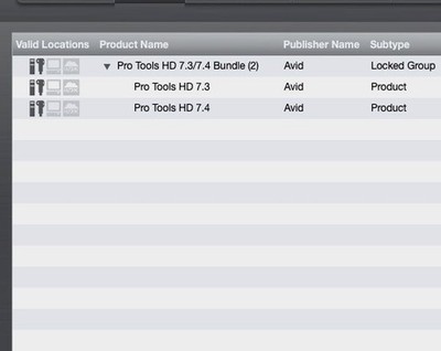Pro Tools HD 7.3 / 7.4 license bundle with ilok