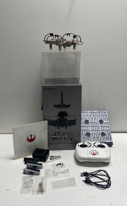 Propel Star Wars T-65 X-Wing High Performance Battling Drone Untested For Parts