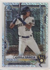 2021 Bowman Chrome Prospects Shimmer Refractor Eduardo Garcia #BCP-191 0m00