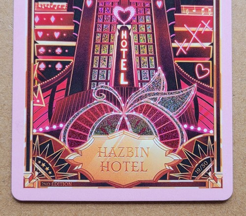 Hazbin Hotel 2nd Edition Hazbin Hotel 19/50 Ultra Rare Pink Foil Trading Card - Bild 13 von 23