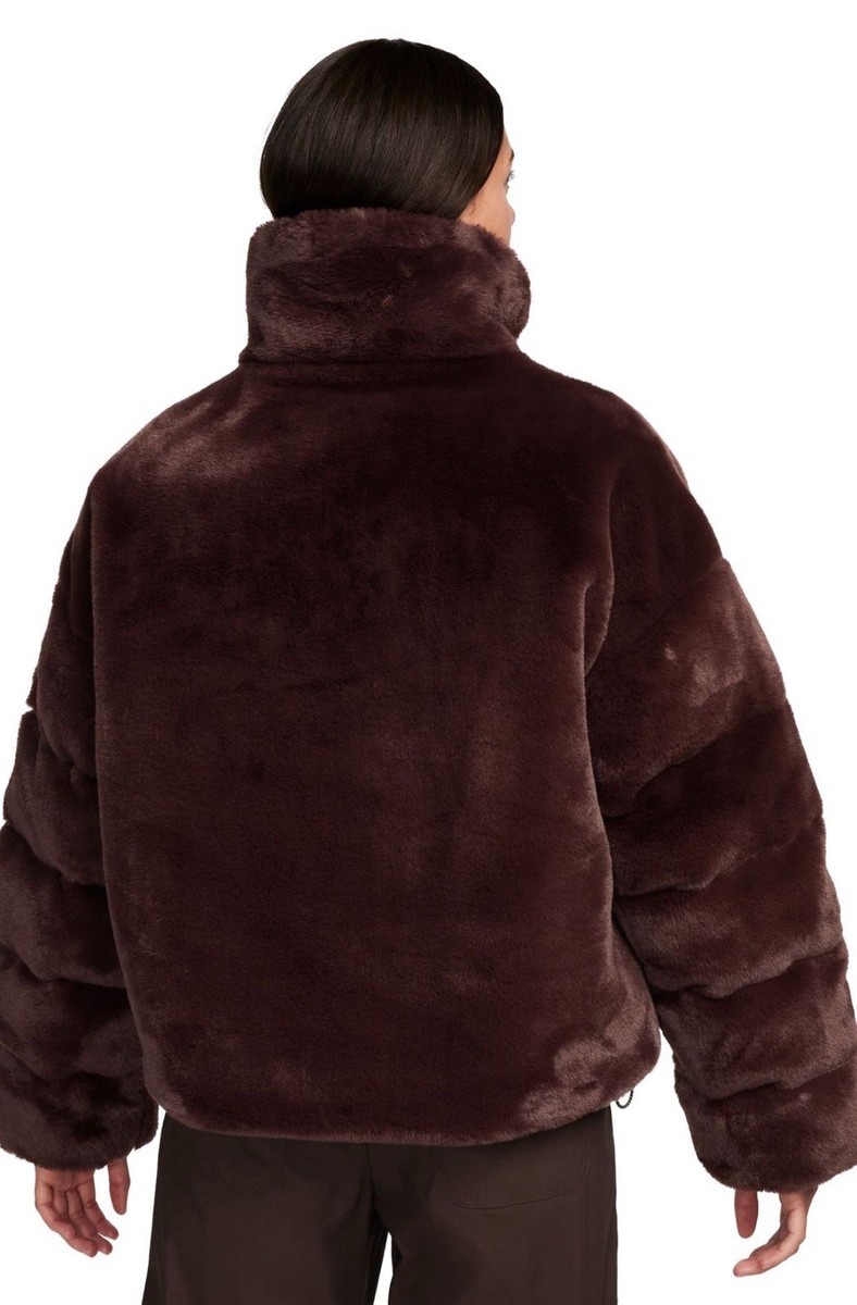Nike Sportswear Essentials Oversized Faux Fur Puffer Jacket FN0368